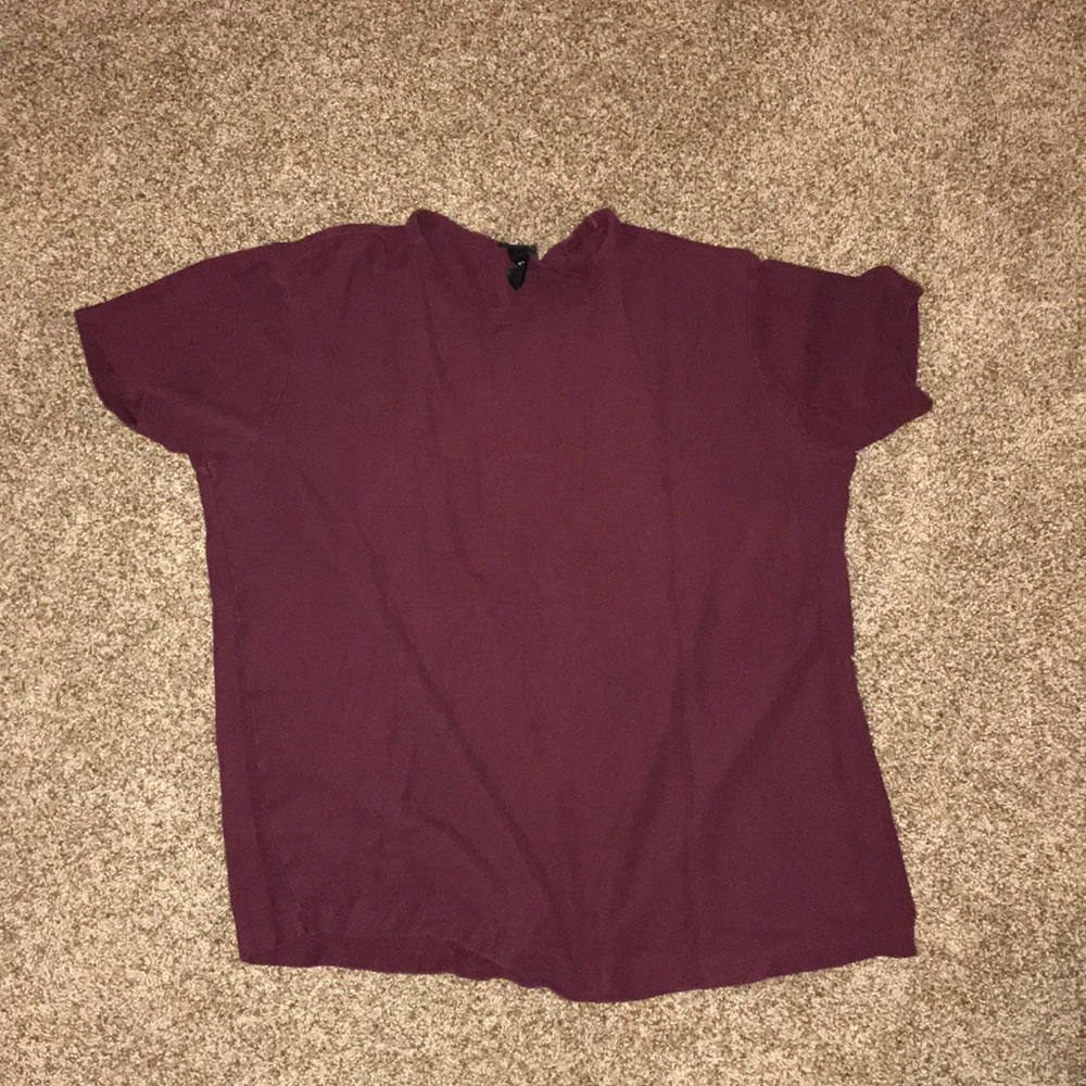 Maroon H&M shirt